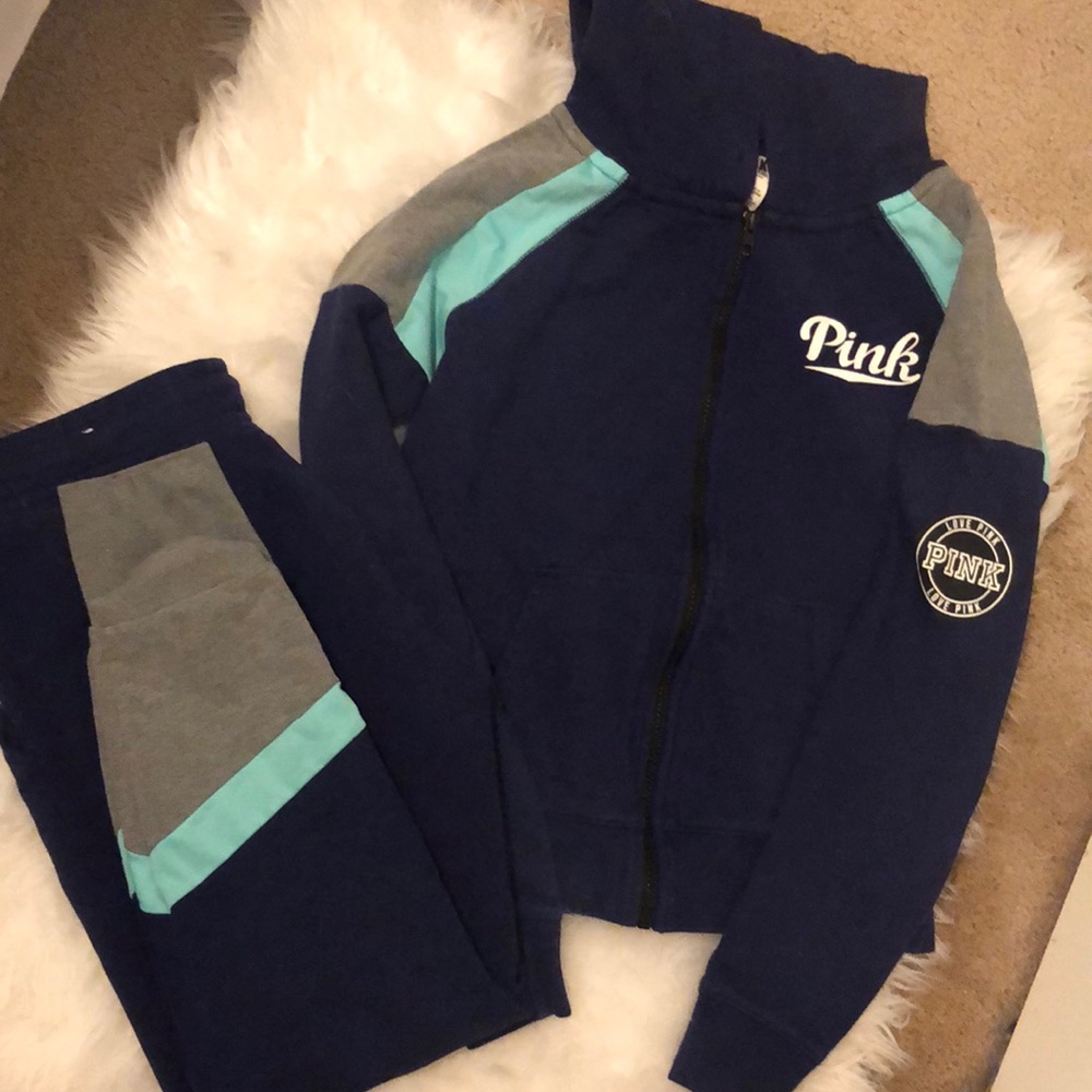 Pink sweat set